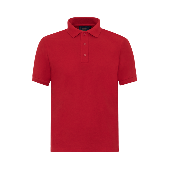 Red P500 Short Sleeve Polo Shirt For Men